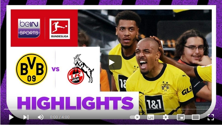 คลิปไฮไลท์บุนเดสลีกา เยอรมัน โบรุสเซีย ดอร์ทมุนด์ 1 - 0 โคโลญจน์