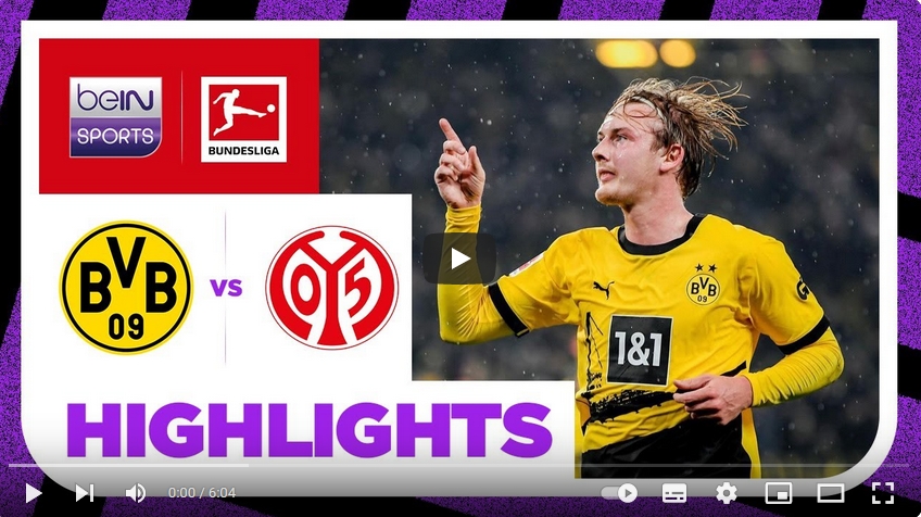 คลิปไฮไลท์บุนเดสลีกา เยอรมัน โบรุสเซีย ดอร์ทมุนด์ 1 - 1 เอฟเอสเฟา ไมนซ์ 05