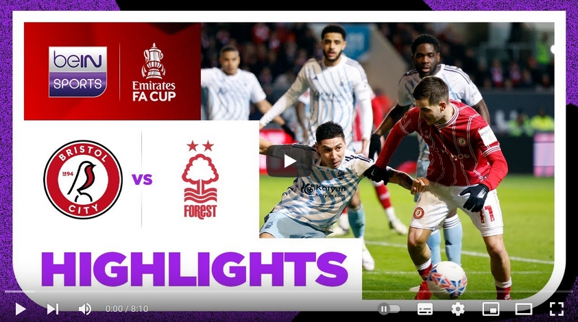 ไฮไลท์ บริสตอล ซิตี้ 0 - 0 น็อตติ้งแฮม ฟอเรสต์