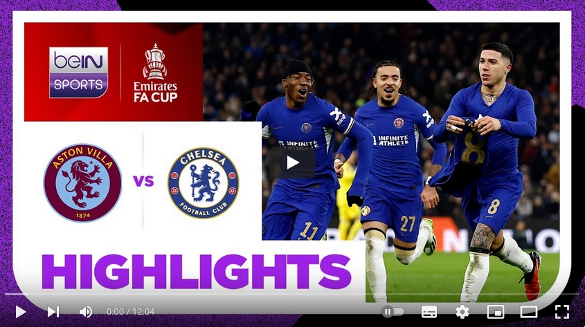ไฮไลท์ แอสตัน วิลล่า 1 - 3 เชลซี