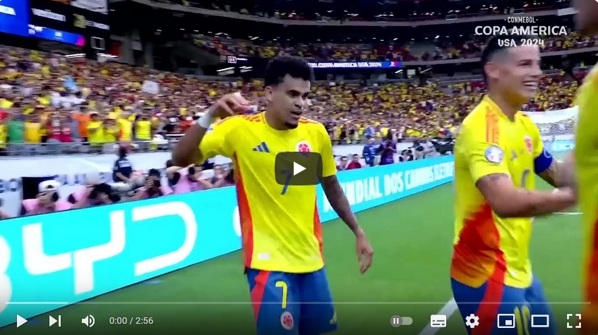 ไฮไลท์ฟุตบอล โคลัมเบีย 5 - 0 ปานามา